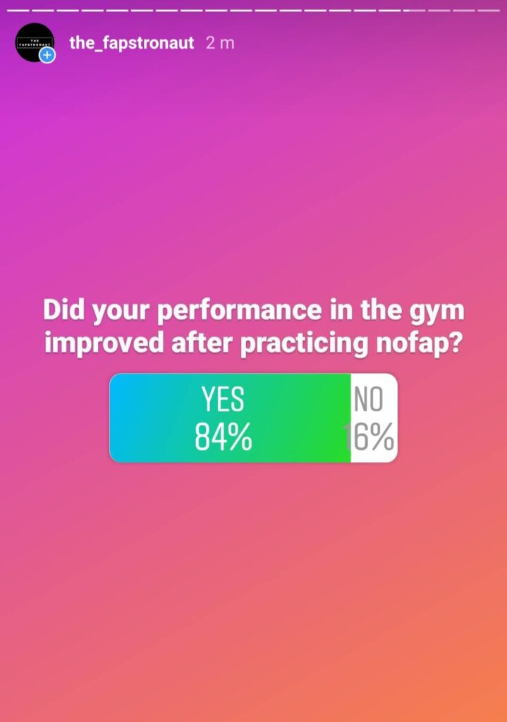 better performance in the gym on nofap