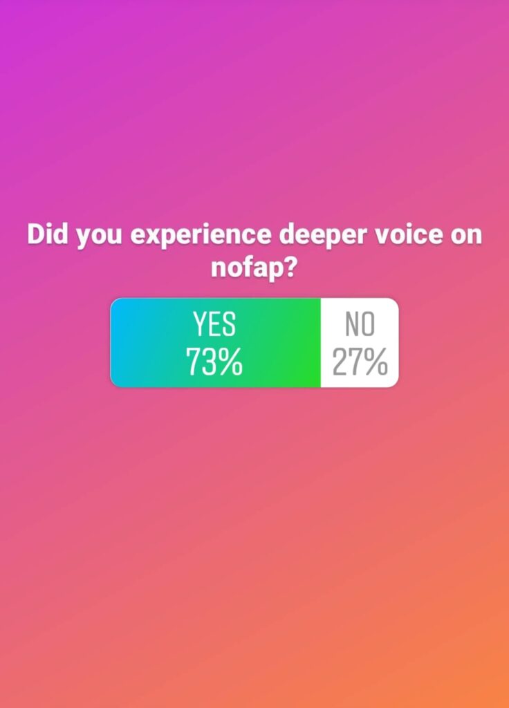 Deeper Voice on NoFap