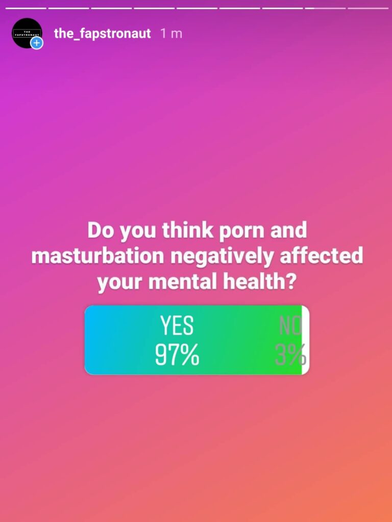 Porn and masturbation negatively affect mental health